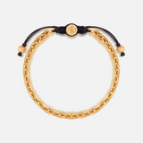 Solar Verge Gold Macramé Bracelet