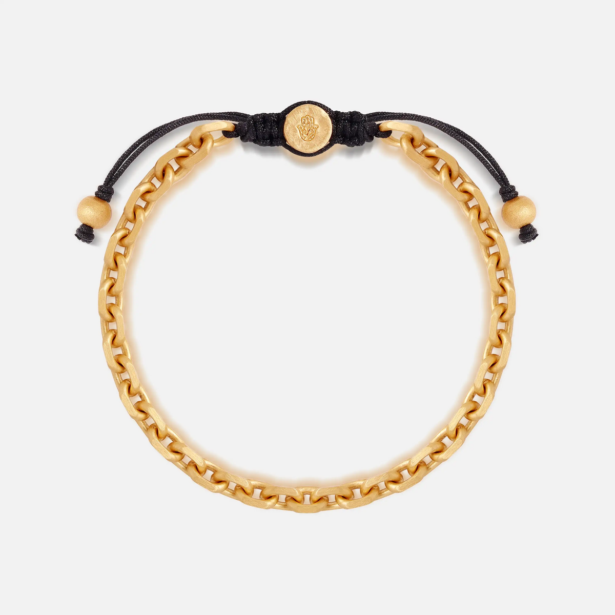 Solar Verge Gold Macramé Bracelet
