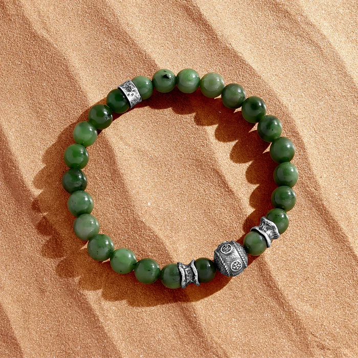 Sacred Prosperity Jade Multi-Symbol Bracelet