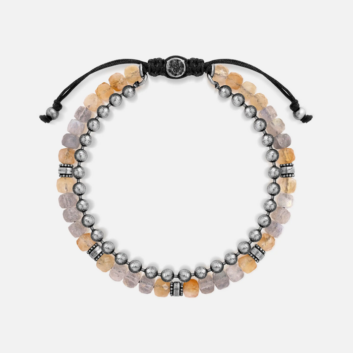 Sacred Ascent Labradorite & Citrine Men’s Bracelet