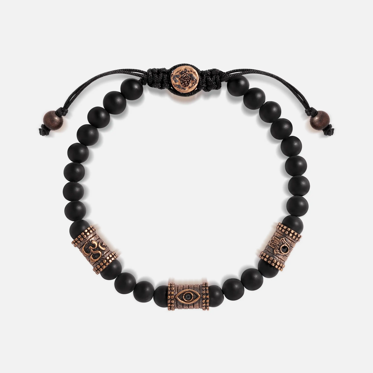 Highest Frequency Triple Protection Matte Onyx Bracelet