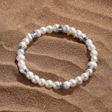 Sacred Wisdom - Pearl Mantra Bracelet