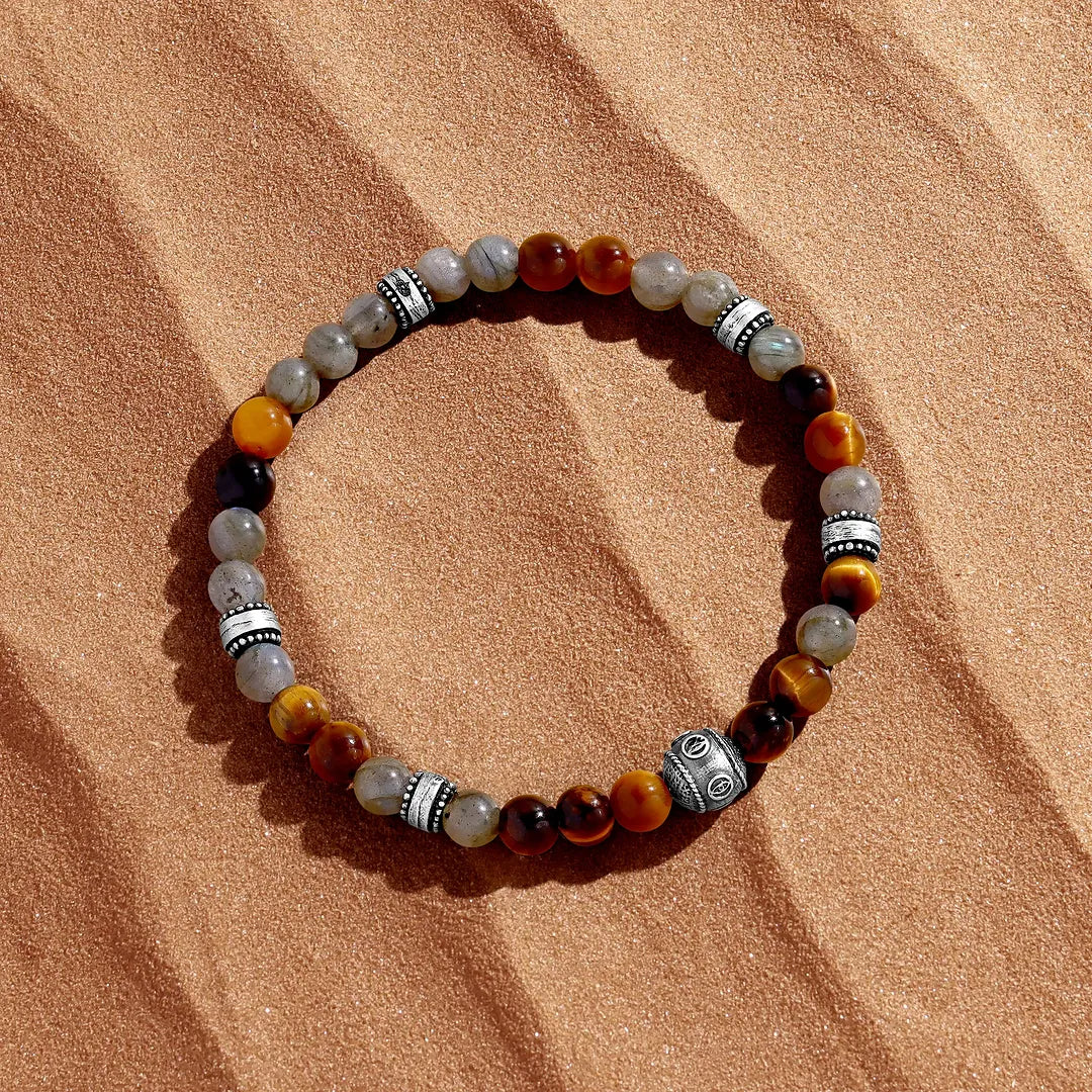 Guardian Strength Tiger’s Eye & Labradorite Bracelet