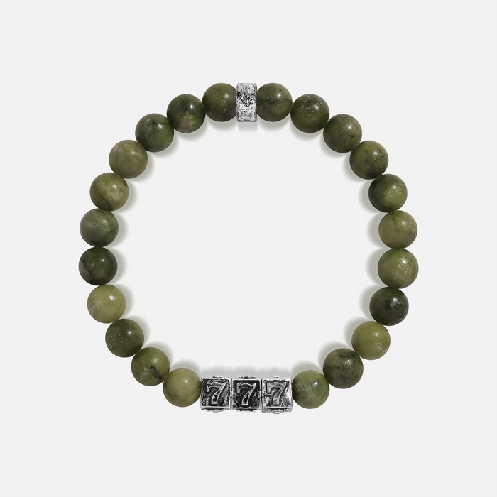 Alluring Dream Olive Jade Vegas Bracelet
