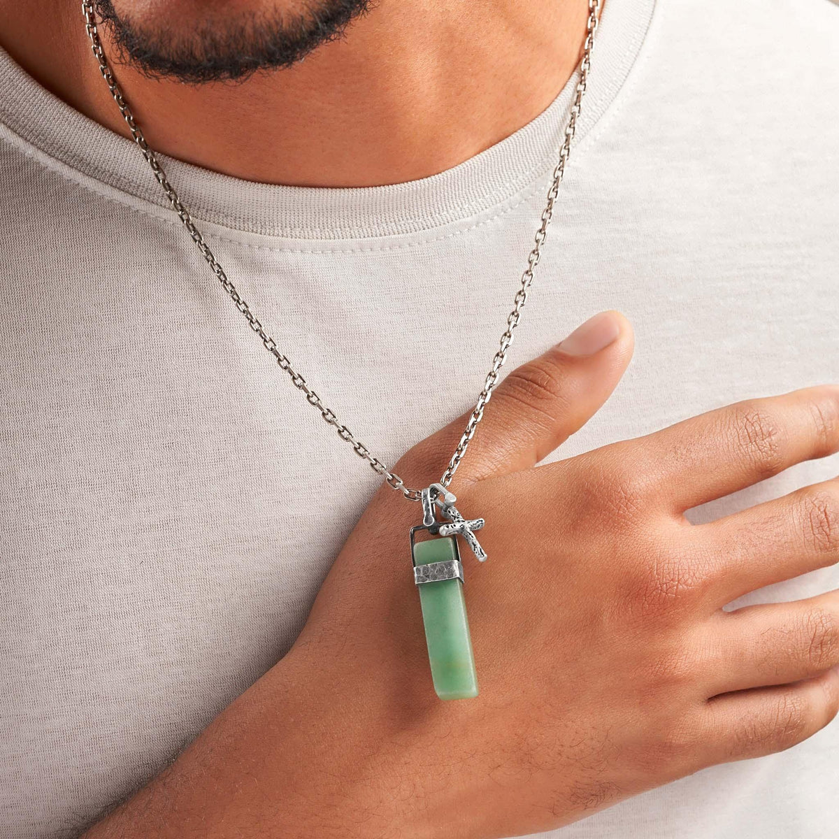 Enduring Faith - Silver Cross Charm