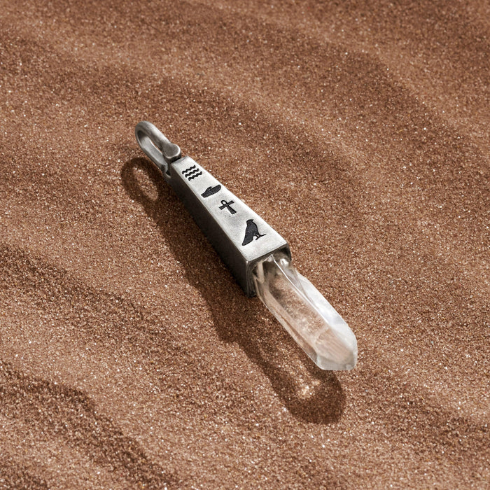Ancient Lineage - Crystal Hieroglyph Charm