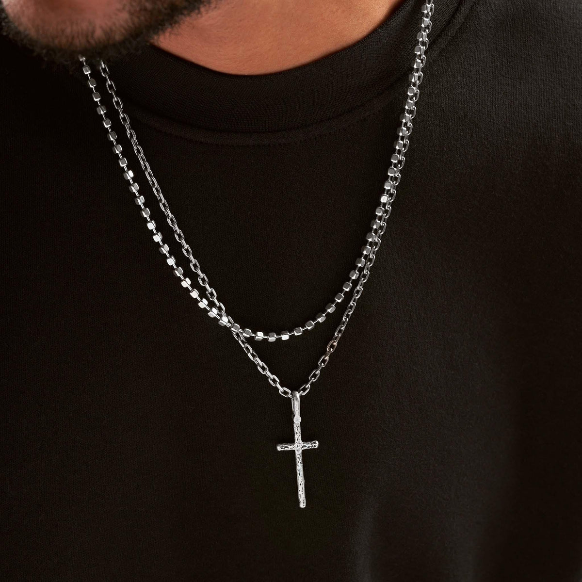 Everlasting Vow Men’s Silver Necklace