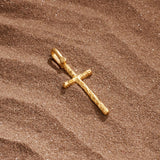 Sacred Protector - Gold Plated Cross Charm