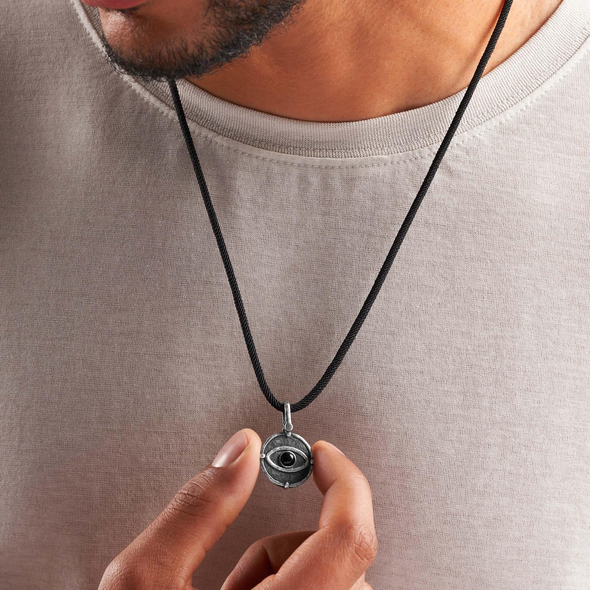 Elegant Simplicity Black Cord Necklace