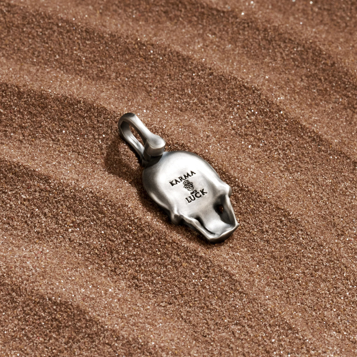 Fearless Fortitude - Silver Skull Charm