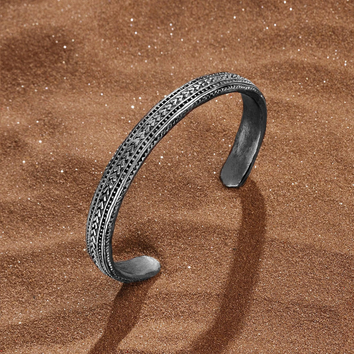 Effortless Flow - Pattern Cuff Bracelet