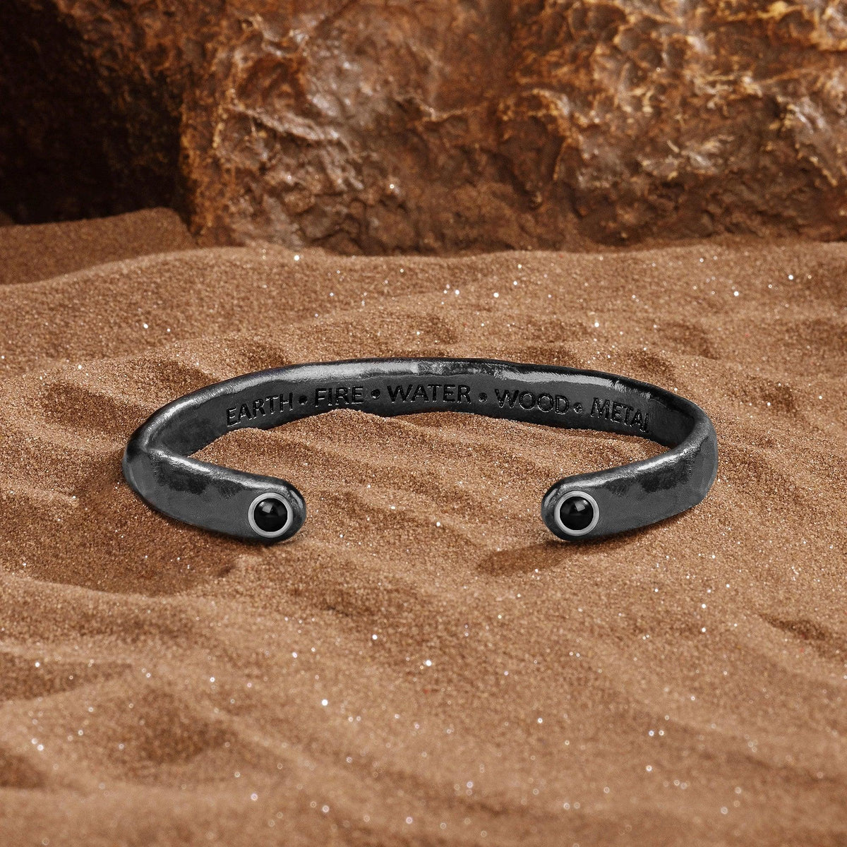 Balanced Soul - 5 Letters Men's Cuff Bracelet