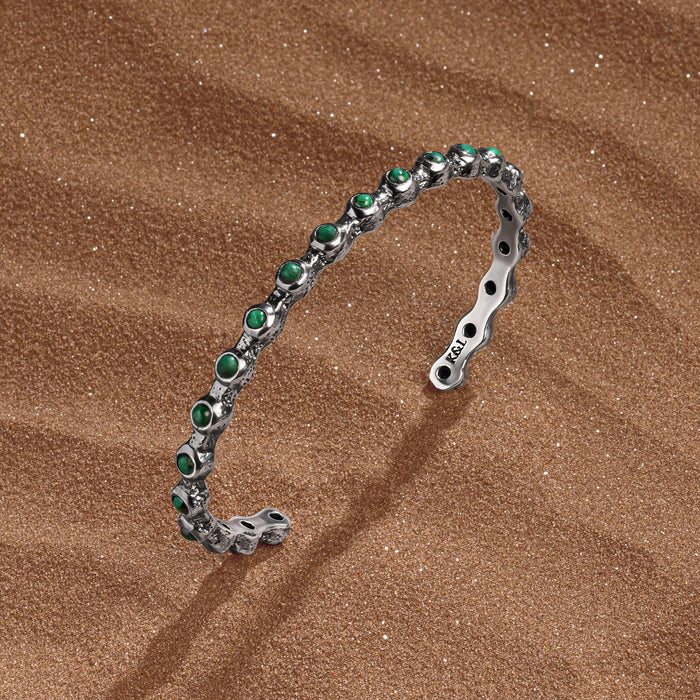 Fearless Abundance - Malachite Cuff Bracelet