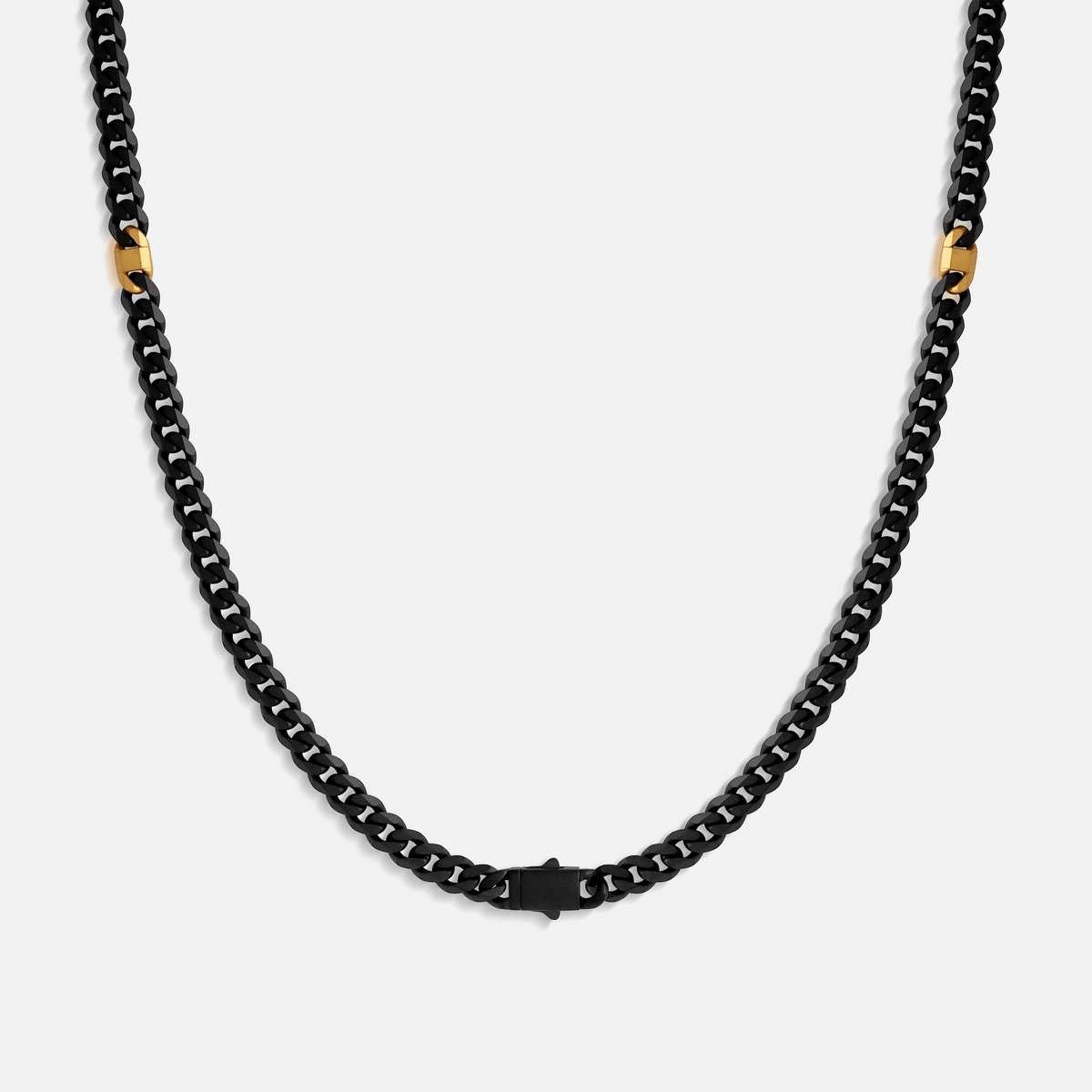 Enlivened Dreams Gold Stainless Steel Curb Chain Necklace