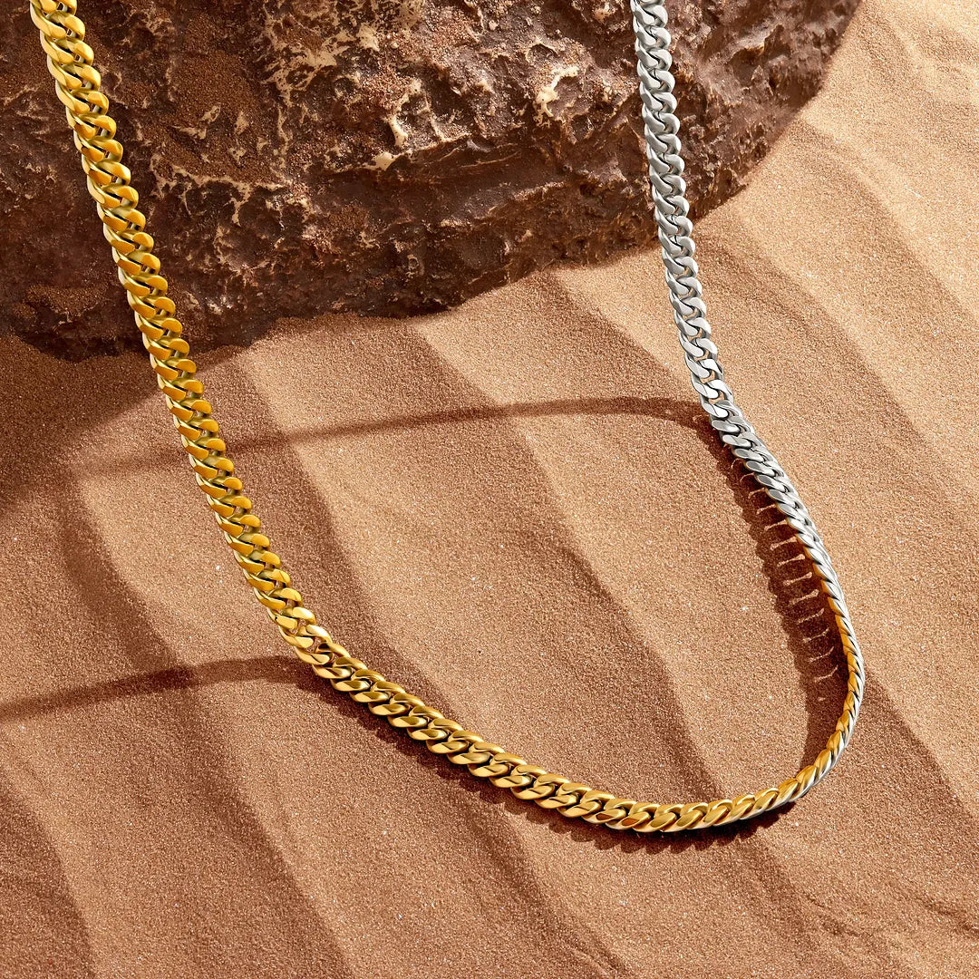 Commanding Balance Stainless Steel Chain Necklace