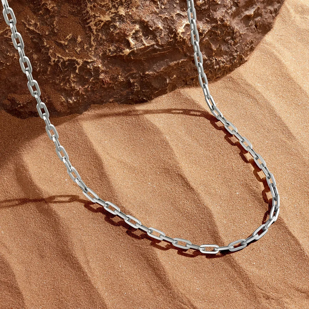Enduring Flow Stainless Steel Chain Necklace
