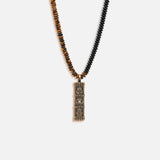Courageous Beginnings Onyx Tiger Eye Necklace