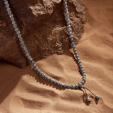 Purified Spirit Ancient Sterling Silver Nepal Prayer Bead Necklace Mala