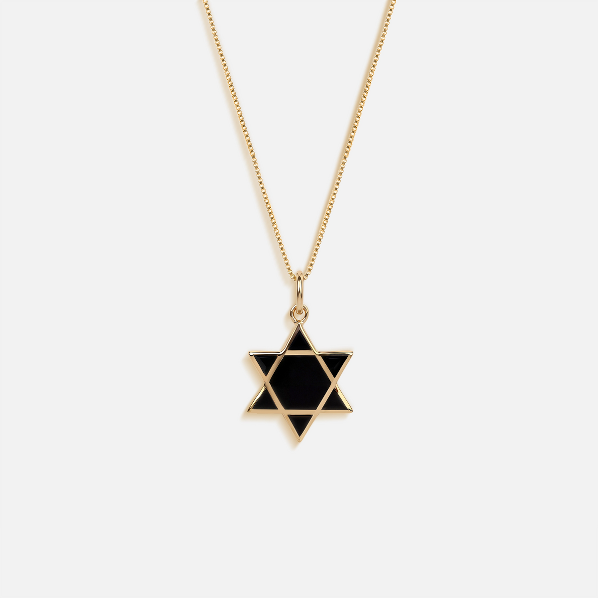 Grounded in Hope Black Onyx Star of David Necklace
