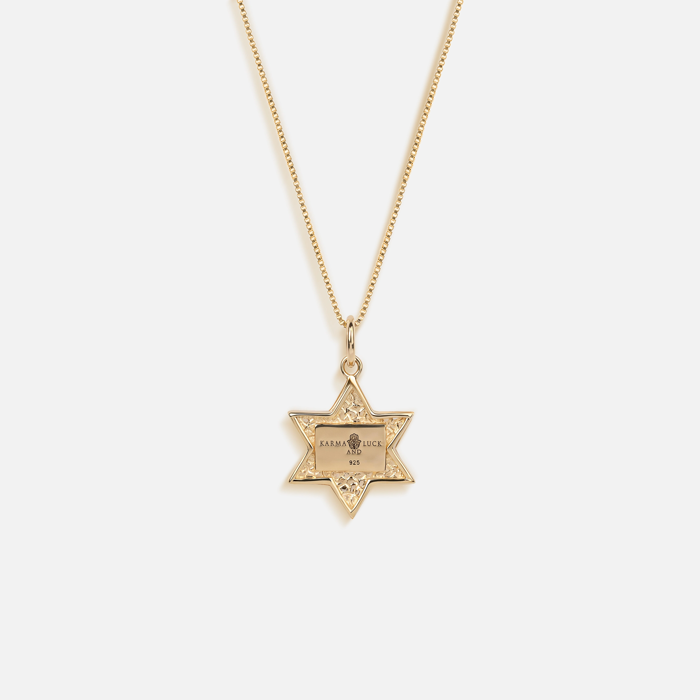 Grounded in Hope Black Onyx Star of David Necklace