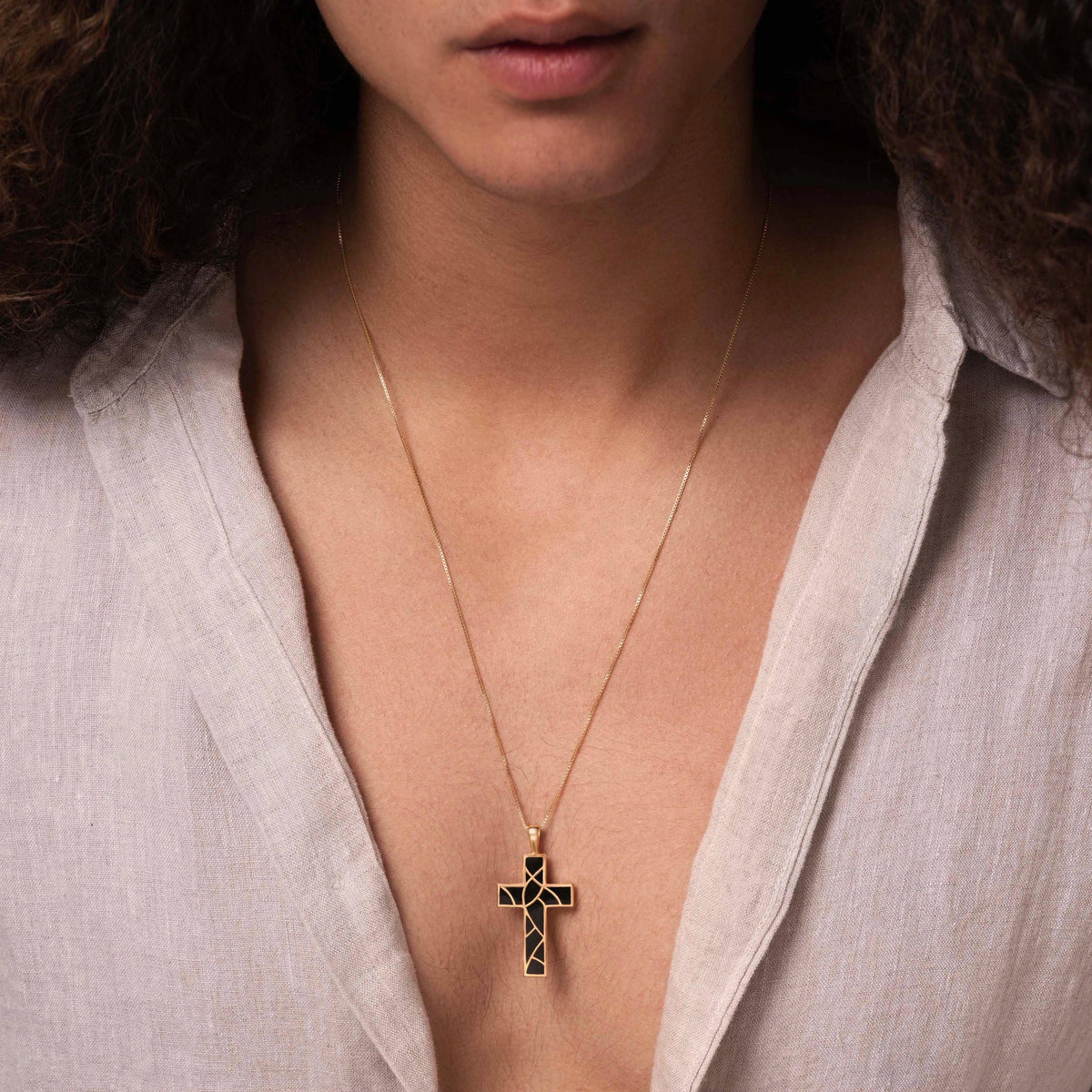 Miraculous Faith Cross Pendant Necklace