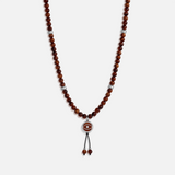 Celestial Vision Agarwood Evil Eye CZ Charm Necklace