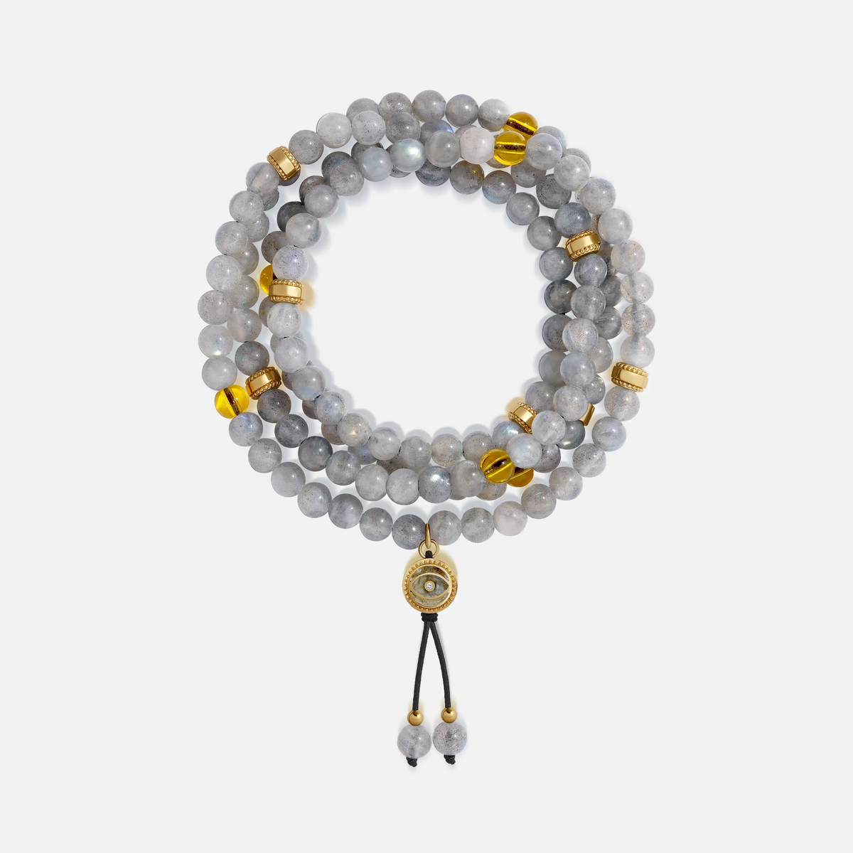 Boundless Vision Labradorite Evil Eye Necklace