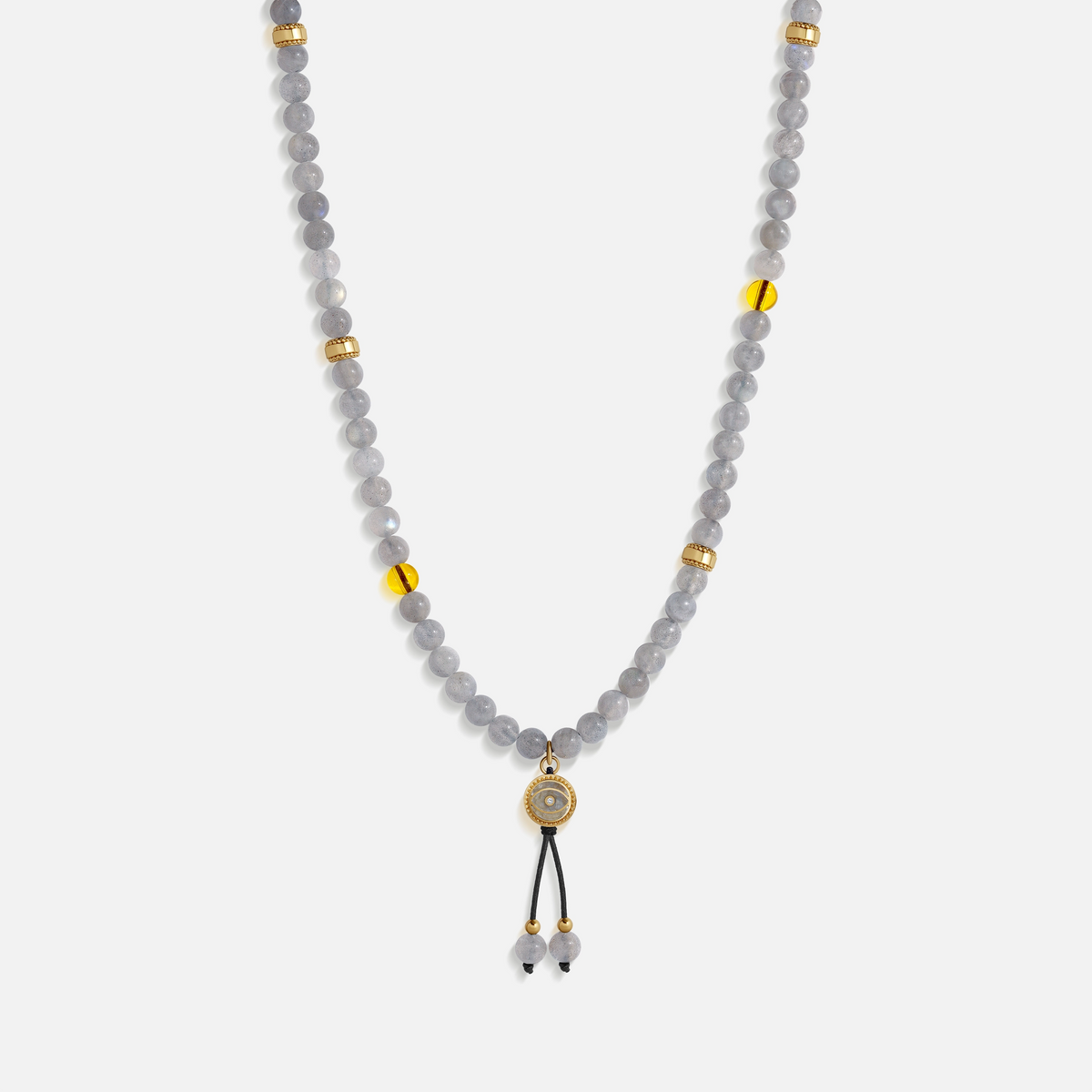 Boundless Vision Labradorite Evil Eye Necklace