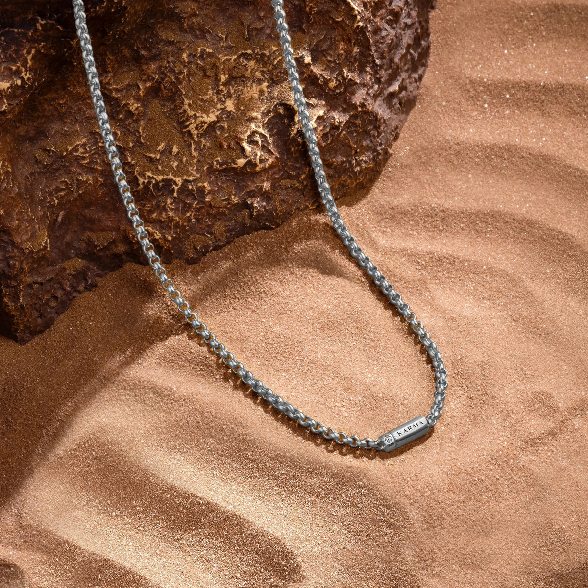 Illuminated Purpose Silver Chain