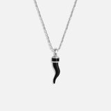Fortified Spirit Black Onyx Cornetto Necklace