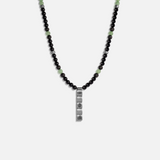 Eternal Valor Onyx, Jade & Lava Necklace