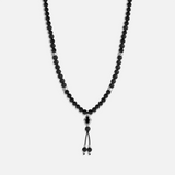 Shielded Path Hamsa Onyx & Lava Necklace