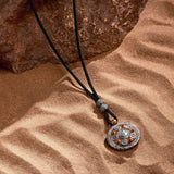 Sterling Ying Yang Pendant on rope cord