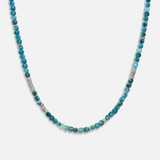 Endless Luck Apatite Heishi Choker Necklace