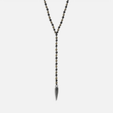 Manifest Improvement Pyrite Onyx Multi Symbol Pointer Necklace