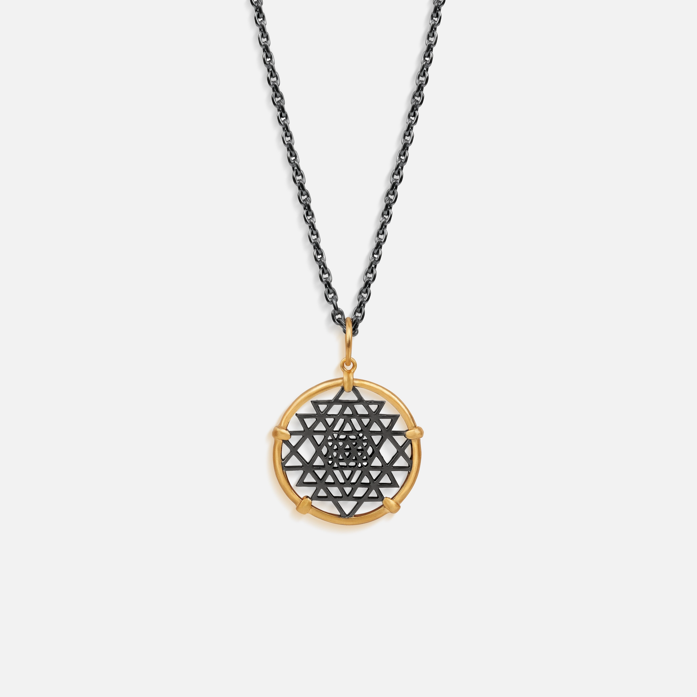 Spiritual Abundance Sri Yantra Pendant Necklace