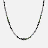 Inner Balance Labradorite Jade & Onyx Necklace