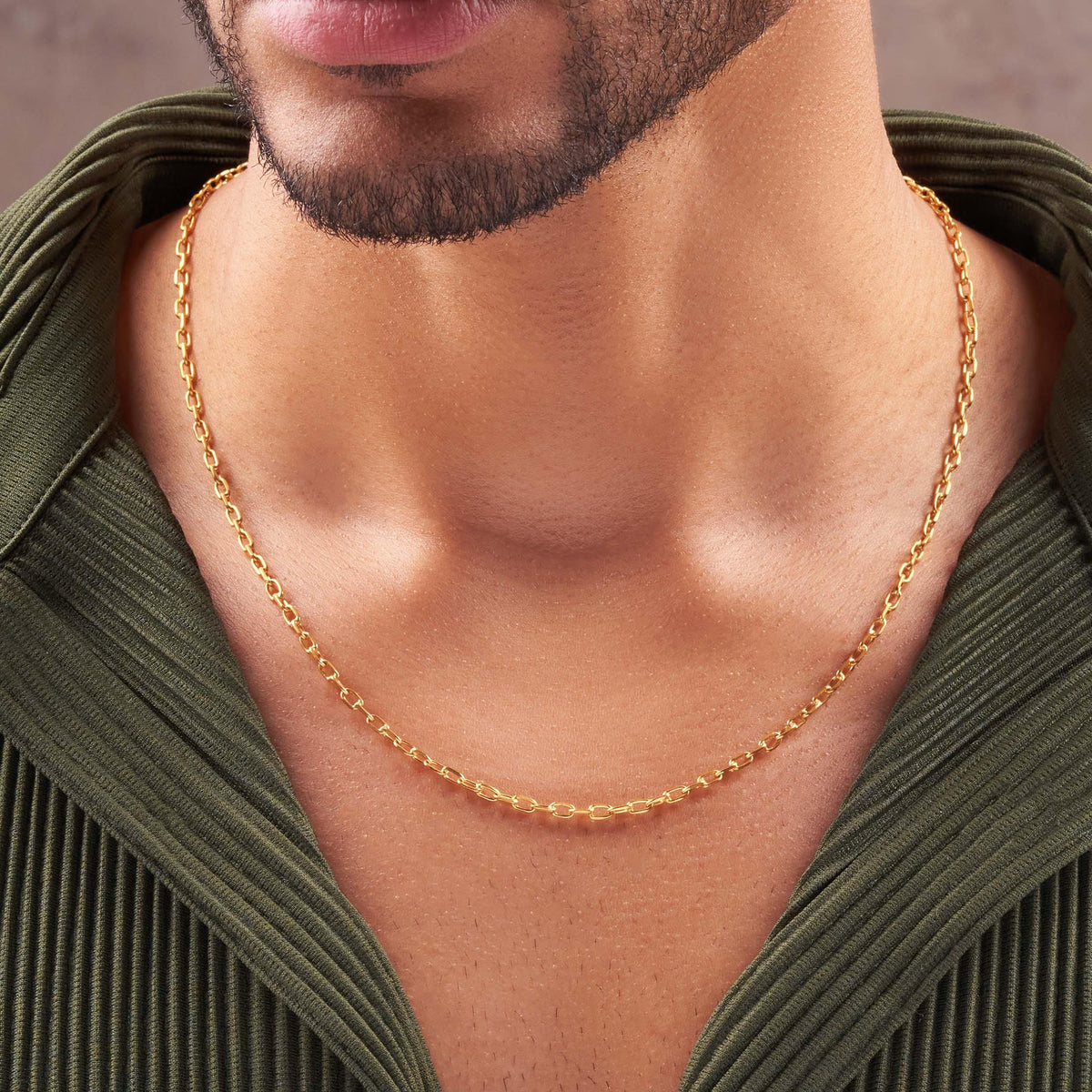 Everlasting Vow Men’s Gold Necklace
