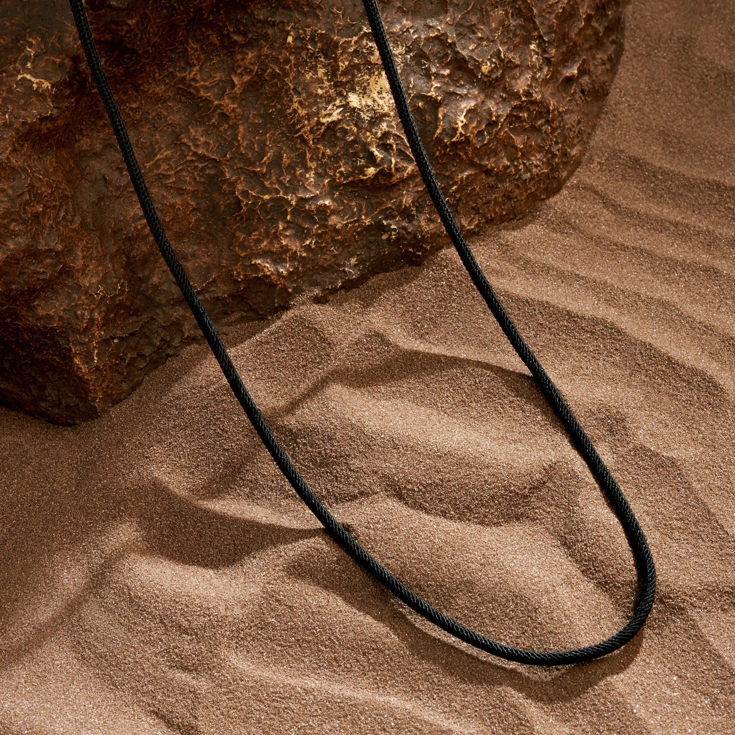 Sacred Simplicity 3 mm Black Cord Necklace