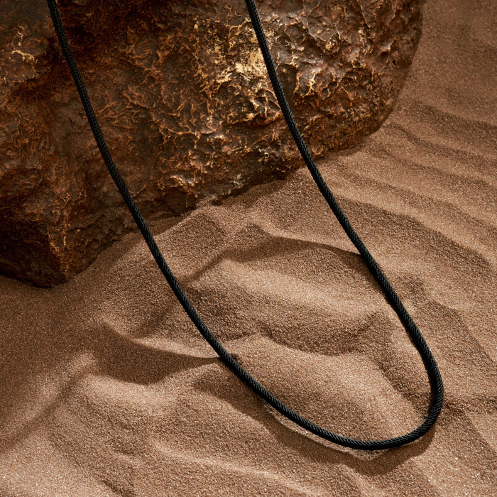 Sacred Simplicity 3 mm Black Cord Necklace
