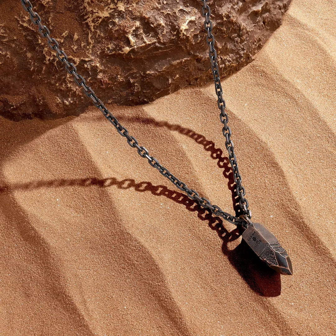 Obsidian Forge Core Balance Pendant Necklace