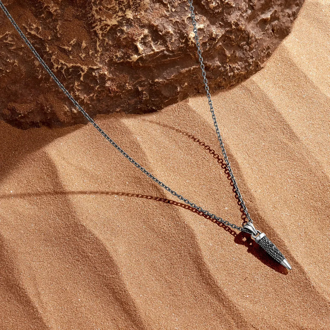 Fortune Root Dagger Noir Radiance Necklace