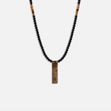 Divine Energy Onyx Tiger's Eye Triple Protection Necklace