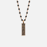 Brilliant Spirit Matte Onyx Triple Protection Necklace