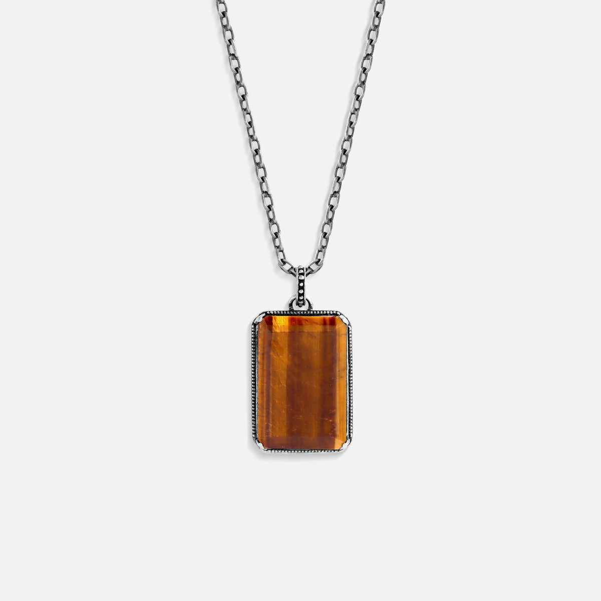 Ember Vision Tiger Eye Pendant Necklace