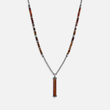Equinox Tiger’s Eye Tube Necklace