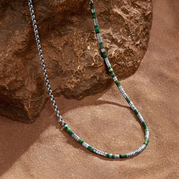 Sacred Shield - Malachite Mantra Necklace