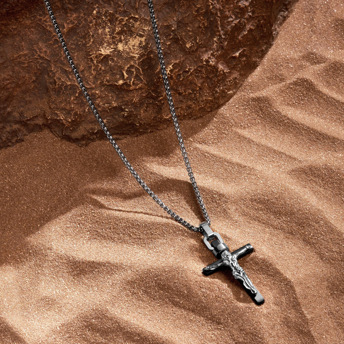 Divine Savior Cross Necklace