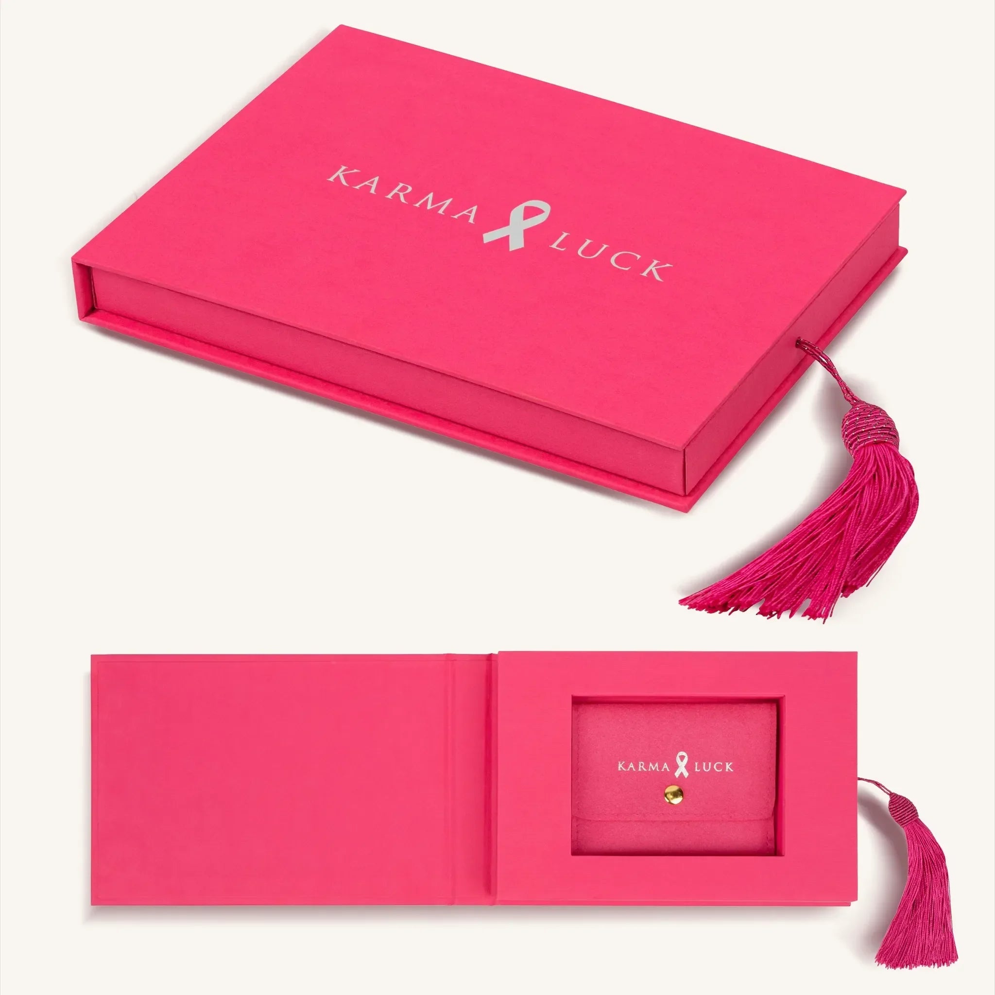 Stronger Together Pink String Bracelet