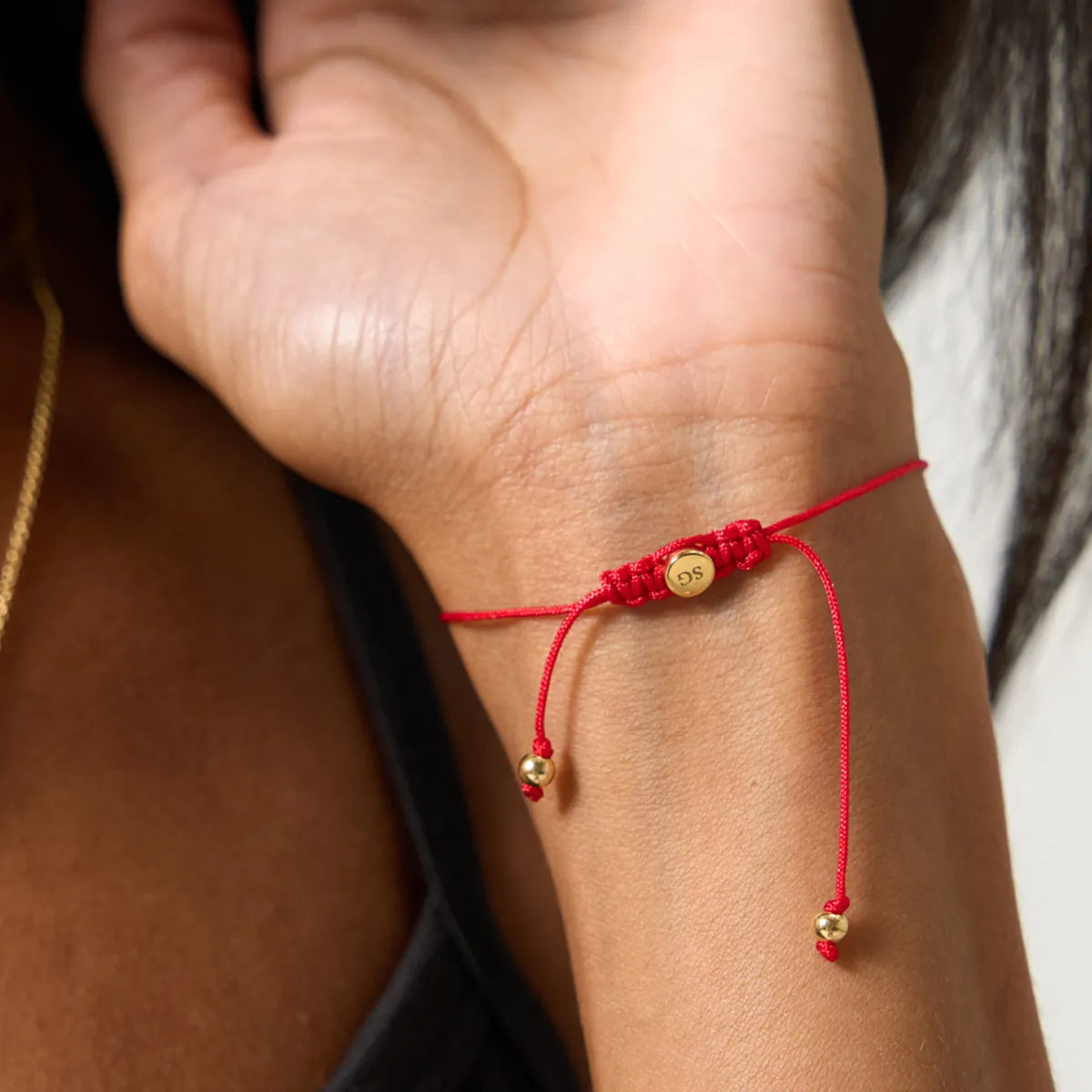 222 Harmony Red String Bracelet